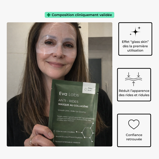Masques anti-rides au bio-collagène